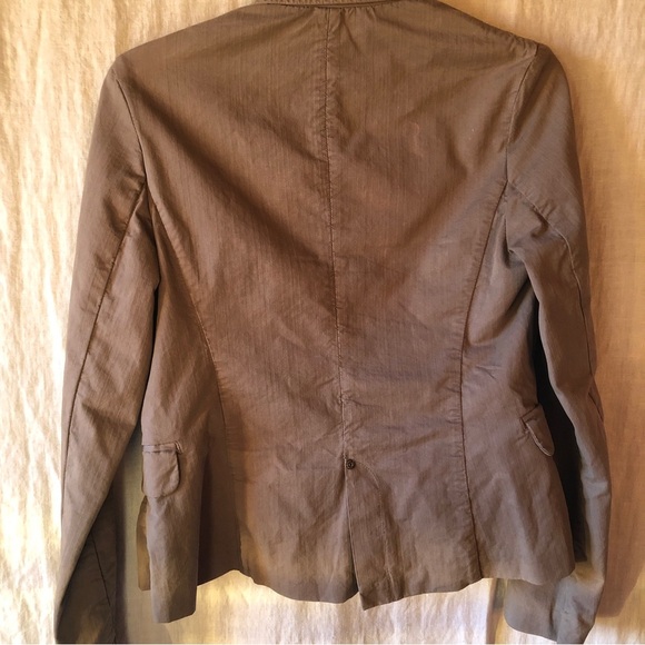 Vintage Paper Denim Cloth army green crop jacket size 1 or S - Picture 5 of 12